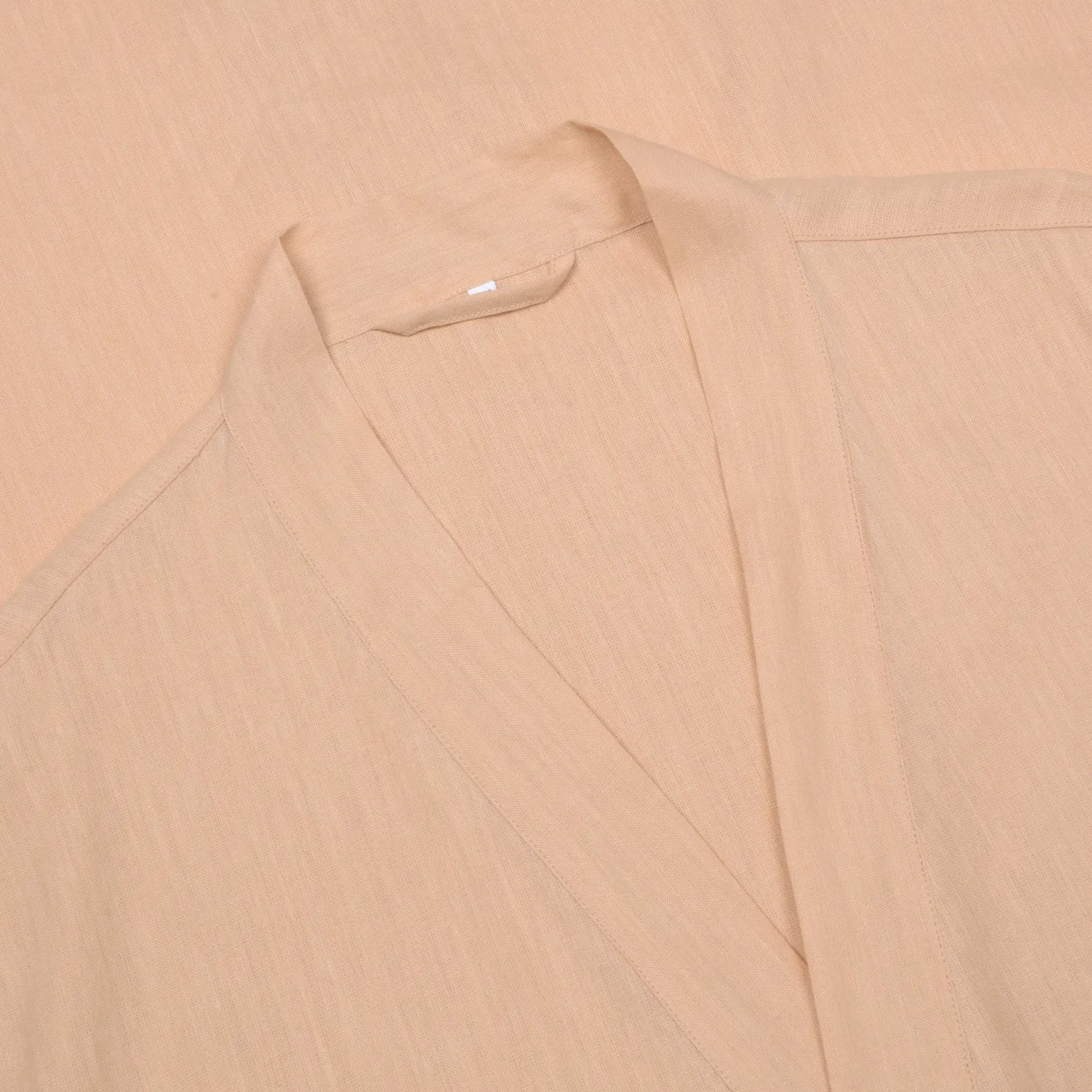 Almond Linen Robe