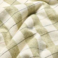 Apple Checked Stripe Wool Blanket