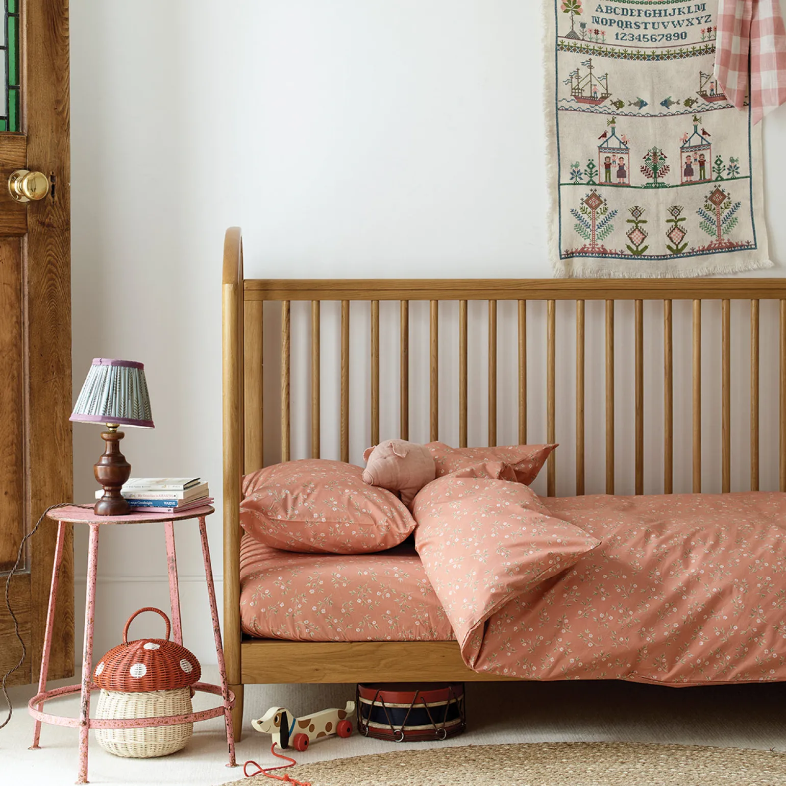 Apricot Kids Floral Cotton Bedding Set