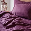Berry 100% Linen Flat Sheet
