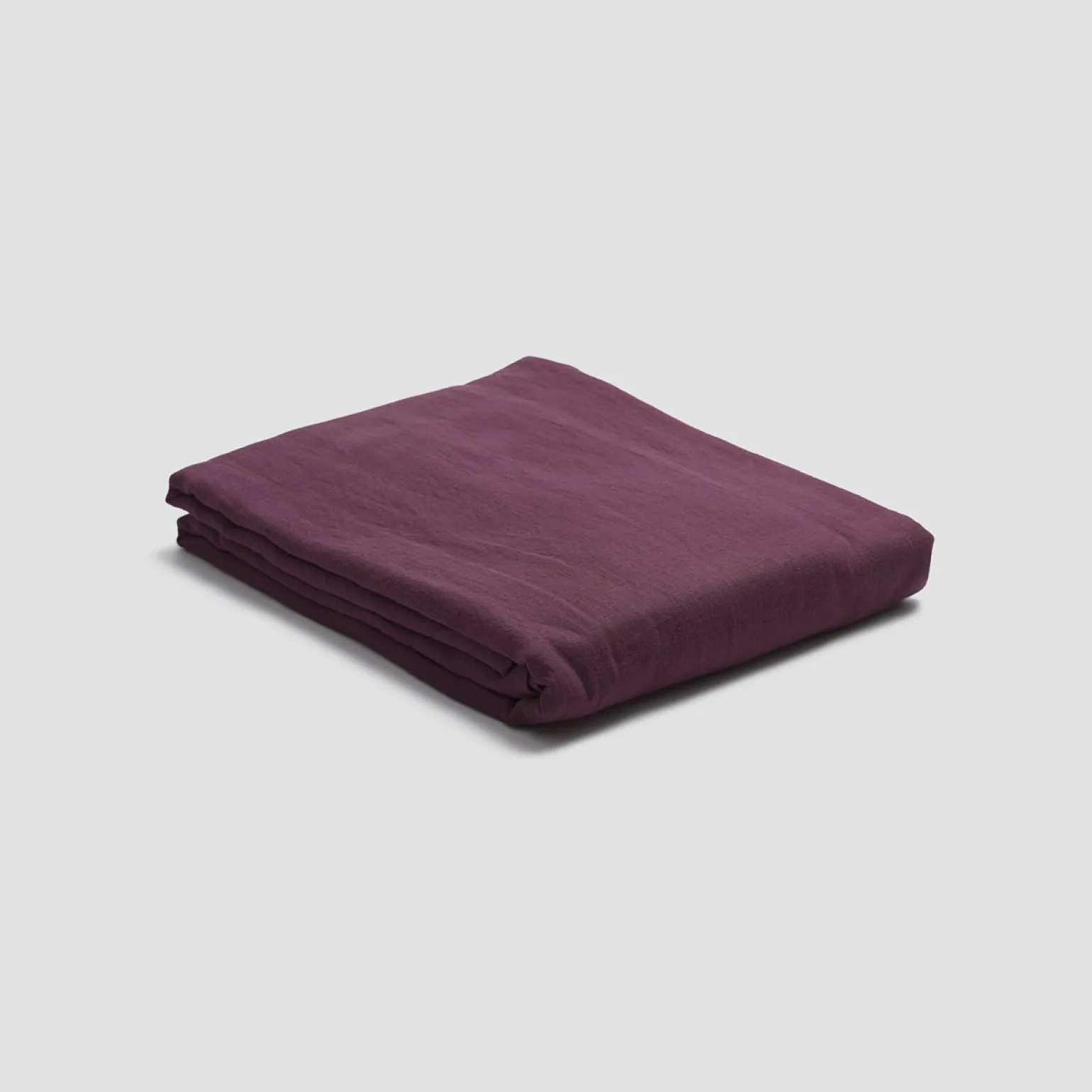 Berry 100% Linen Flat Sheet