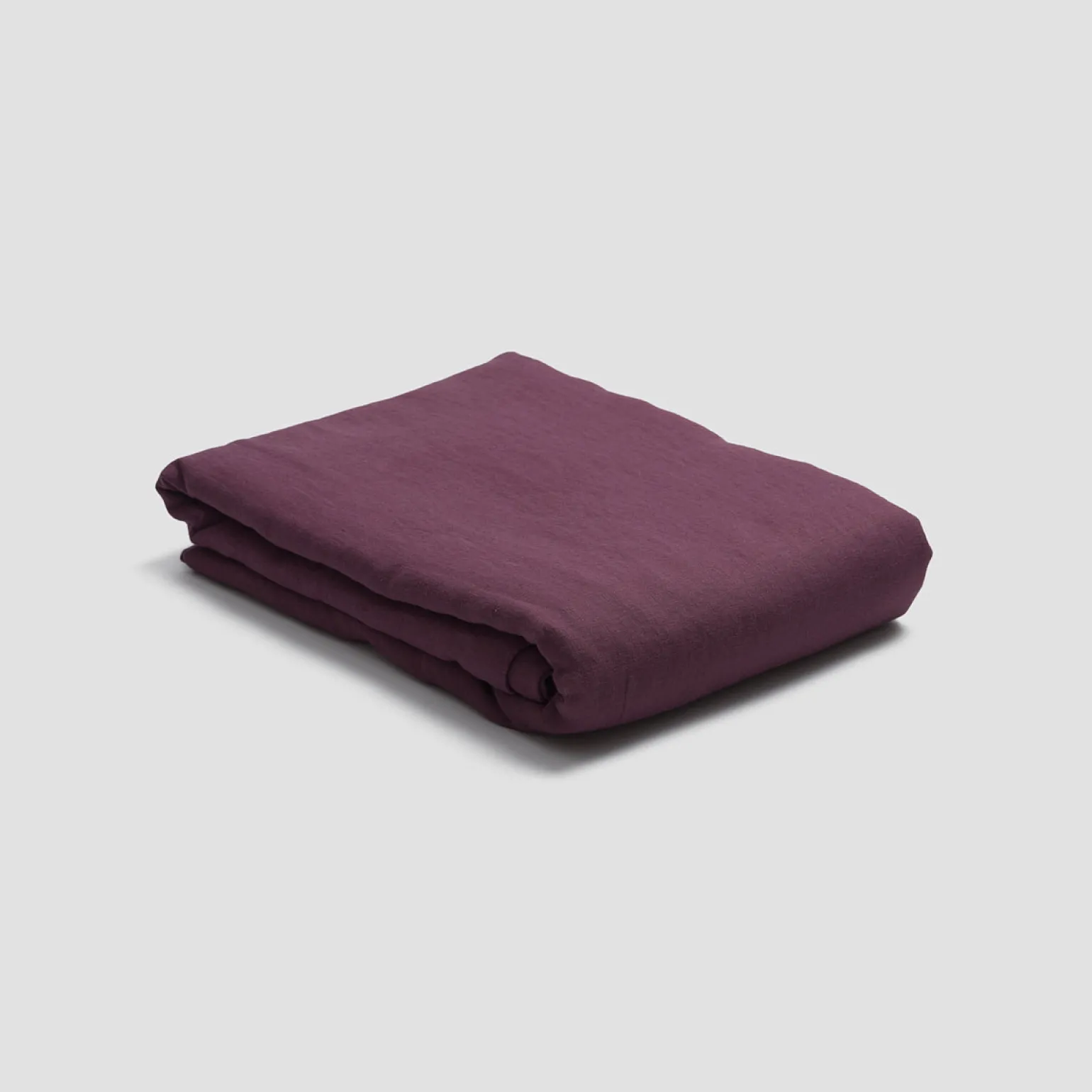 Berry Linen Blend Duvet Cover