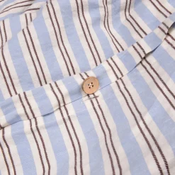 Bluebell Somerley Stripe Linen Blend Duvet Cover