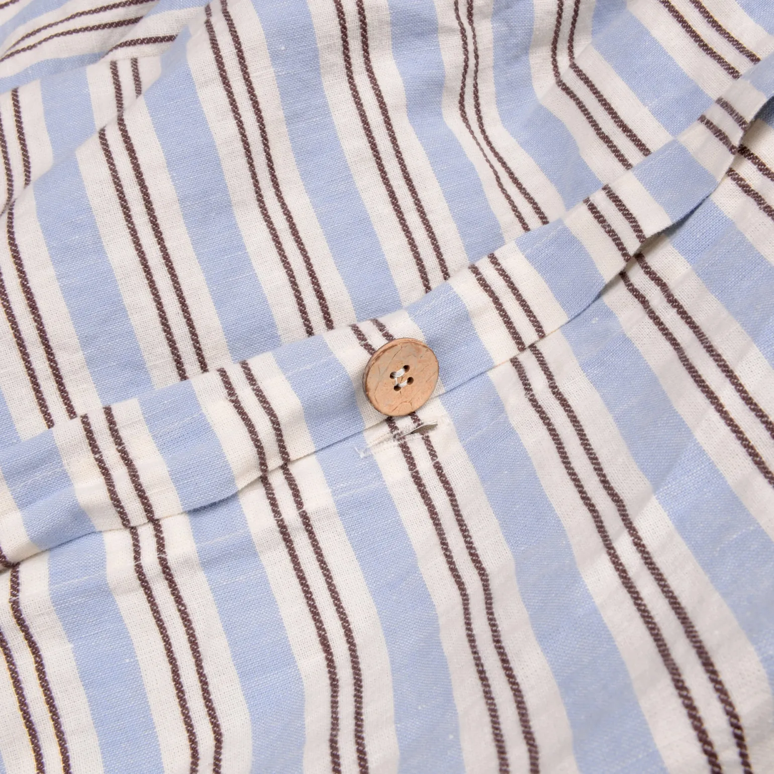 Bluebell Somerley Stripe Linen Blend Duvet Cover