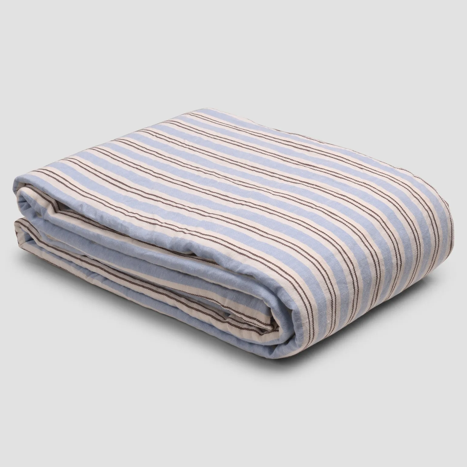 Bluebell Somerley Stripe Linen Blend Duvet Cover