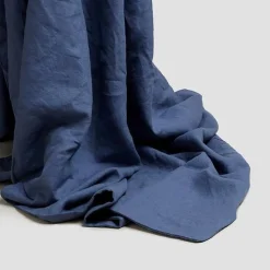 Blueberry 100% Linen Fitted Sheet