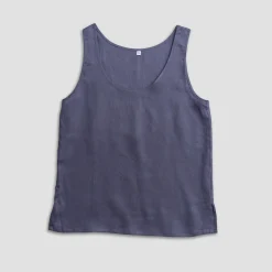 Blueberry Linen Cami Top
