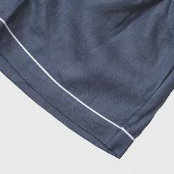Blueberry Linen Pajama Shorts