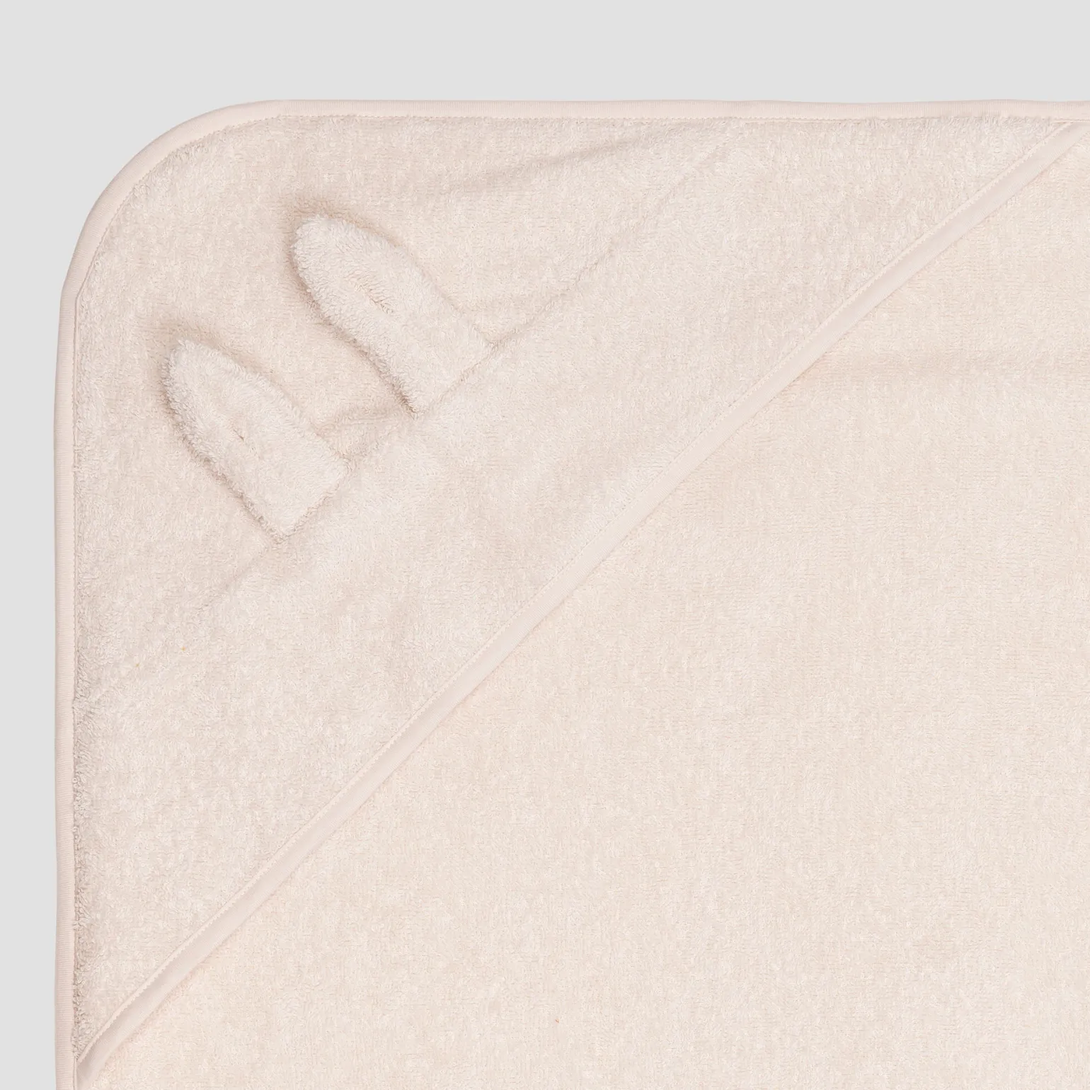 Chalk Cotton Woodland Animal Hooded Towel