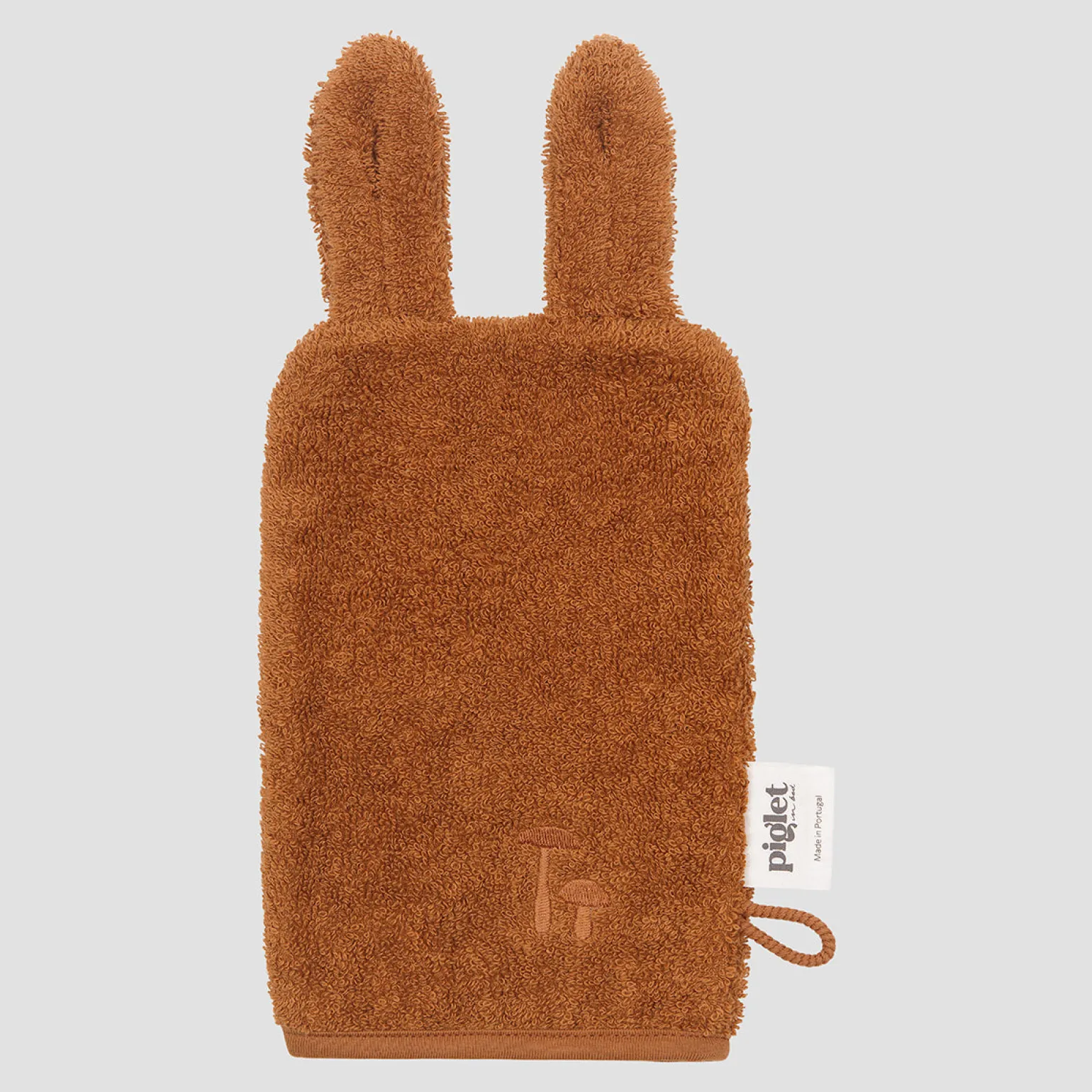 Chestnut Cotton Woodland Animal Bath Mitt