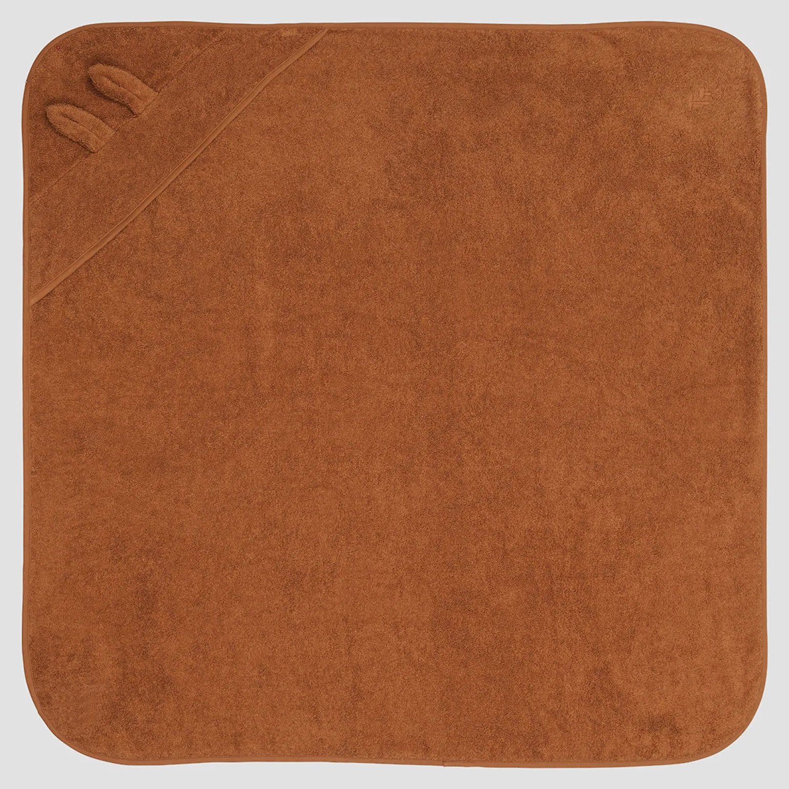 Chestnut Cotton Woodland Animal Hooded Towel