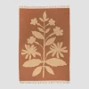 Cinnamon Botanical Wool Blanket