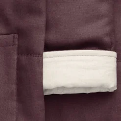 Conker Brown Linen Housecoat