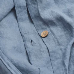 Dusk Blue 100% Linen Duvet Cover