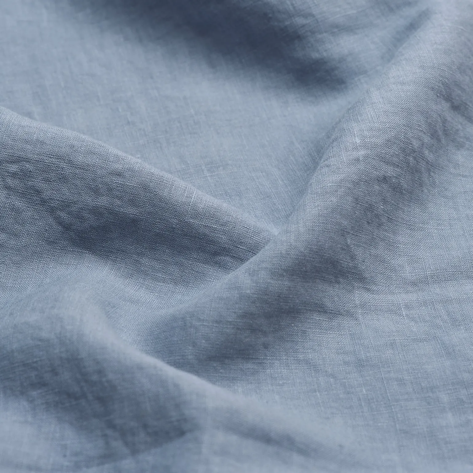 Dusk Blue 100% Linen Flat Sheet