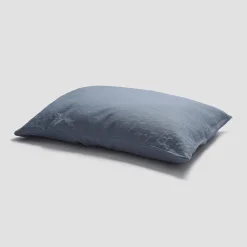 Dusk Blue Linen Blend Pillowcase (Pair)