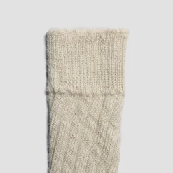 Ecru Alpaca Bed Socks