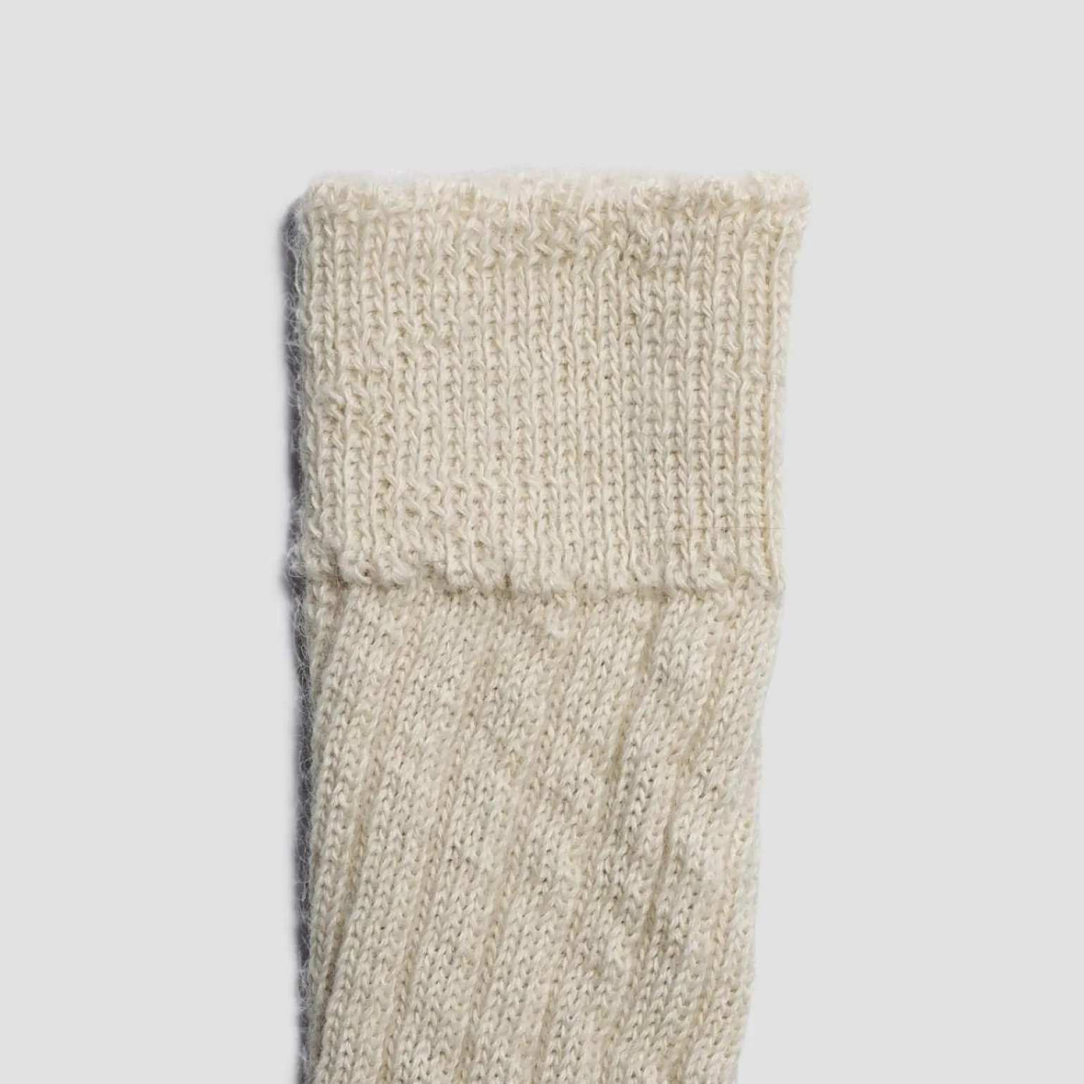 Ecru Alpaca Bed Socks
