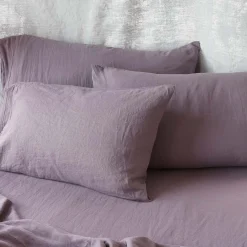 Elderberry 100% Linen Pillowcases (Pair)