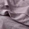 Elderberry Linen Blend Flat Sheet