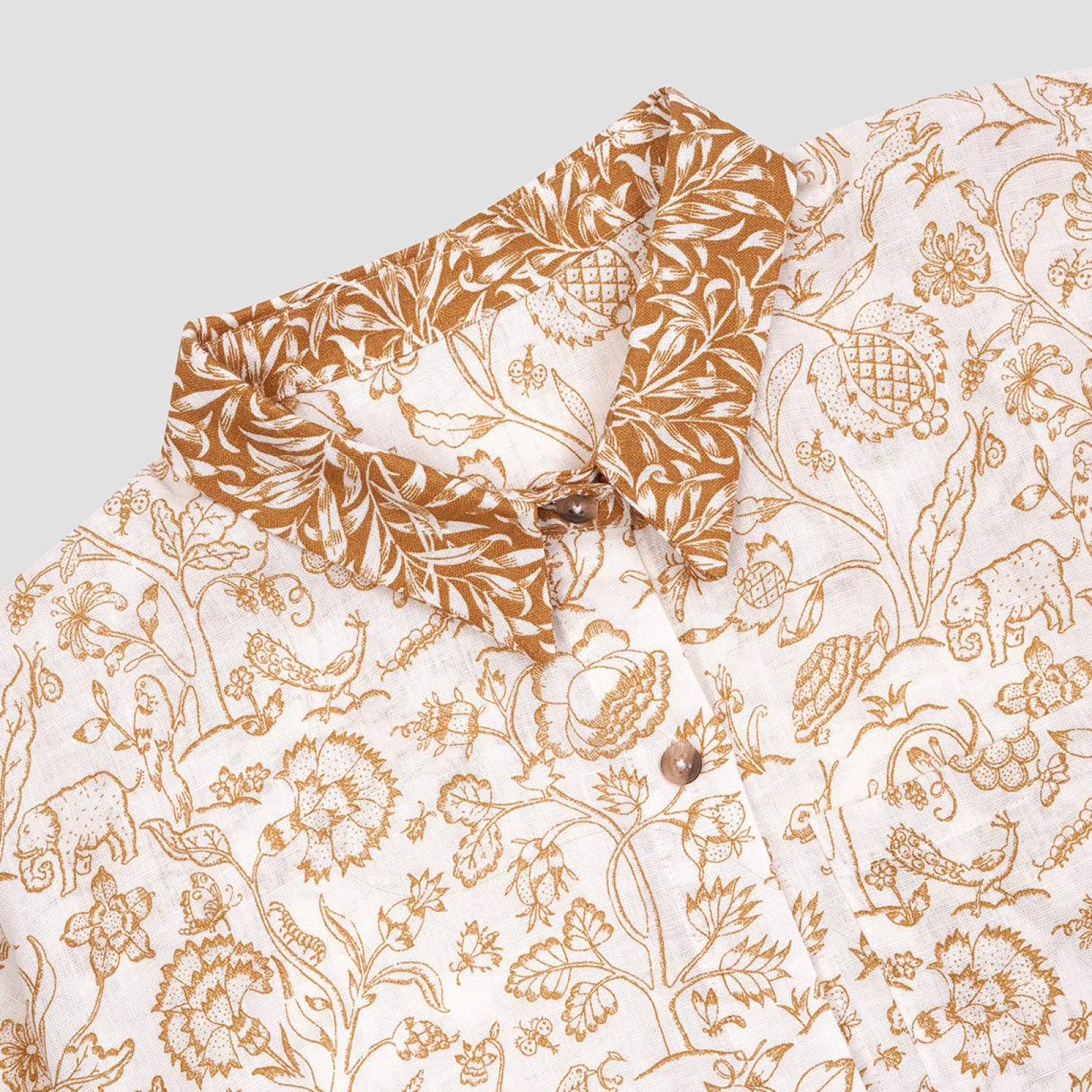 Ernest White Middlemore Linen Women’s Pajama Shorts Set