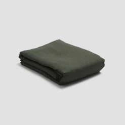 Fern Green 100% Linen Duvet Cover