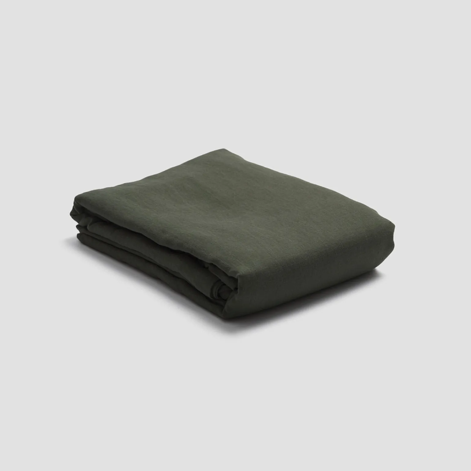 Fern Green 100% Linen Duvet Cover