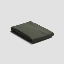Fern Green 100% Linen Fitted Sheet