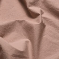 French Rose Washed Cotton Percale Flat Sheet