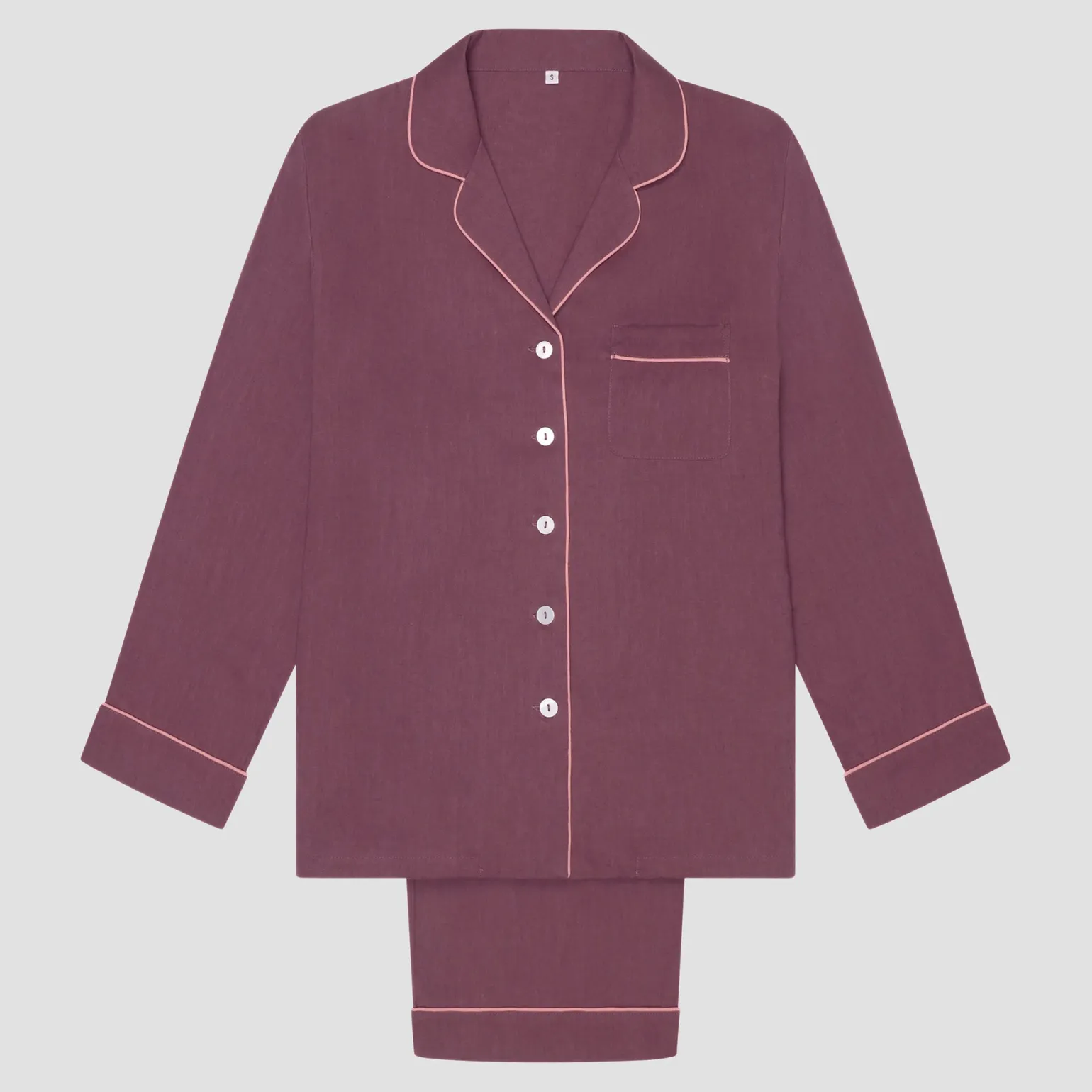 Fresh Fig Linen Pajama Set