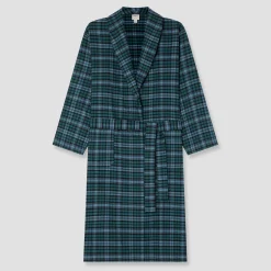 Heathcliff Plaid Flannel Cotton Robe