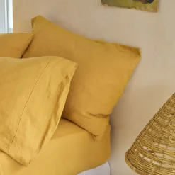 Honey 100% Linen Fitted Sheet