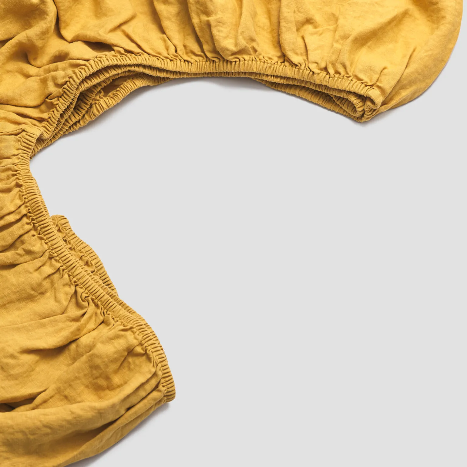 Honey 100% Linen Fitted Sheet