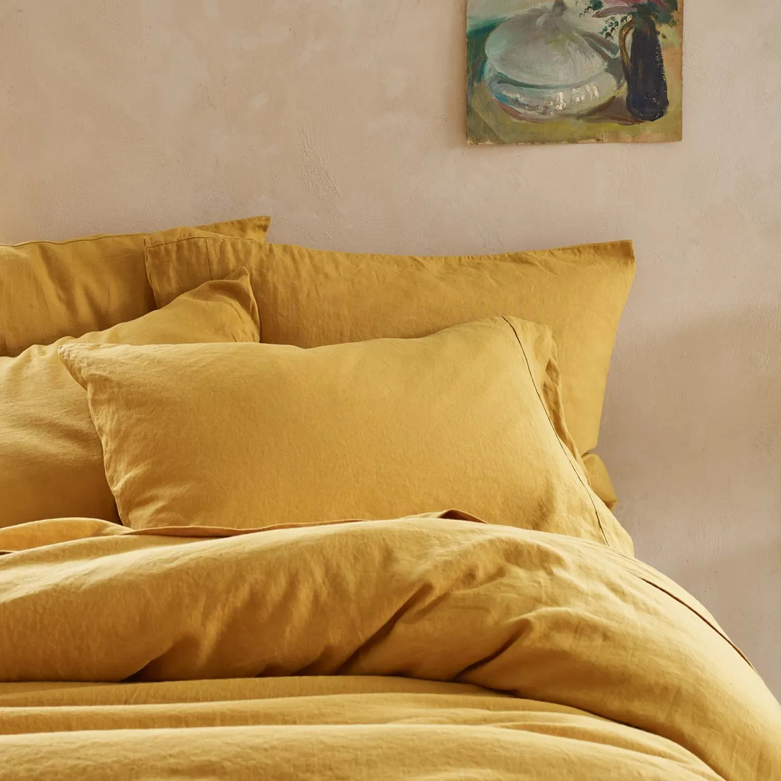 Honey 100% Linen Pillowcases (Pair)