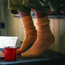 Honey Alpaca Bed Socks