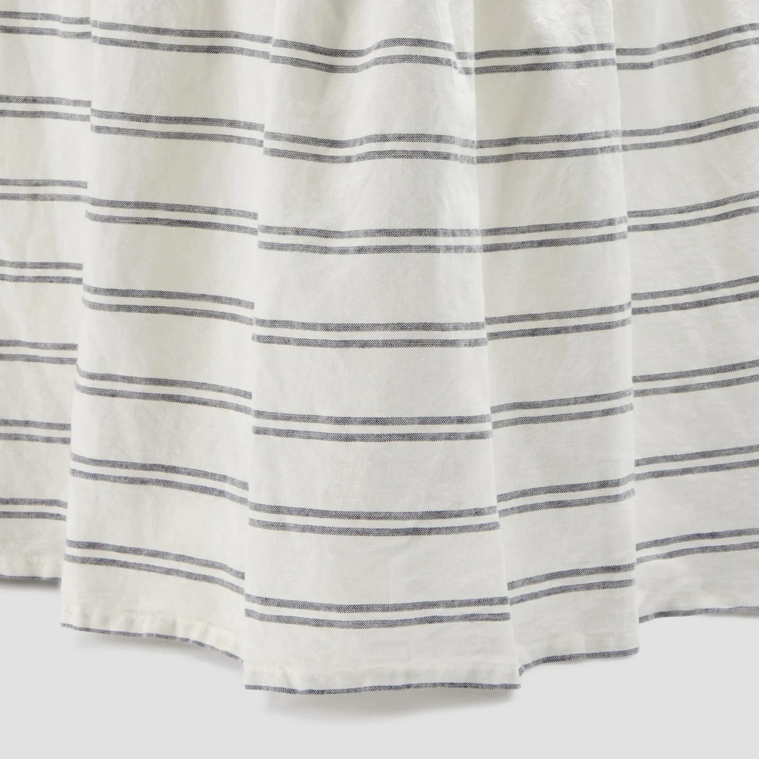 Kemptown Stripe Linen Blend Bed Skirt