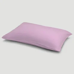 Lavender Washed Cotton Percale Pillowcases (Pair)