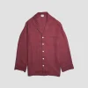 Men's Cherry Linen Pajama Shirt