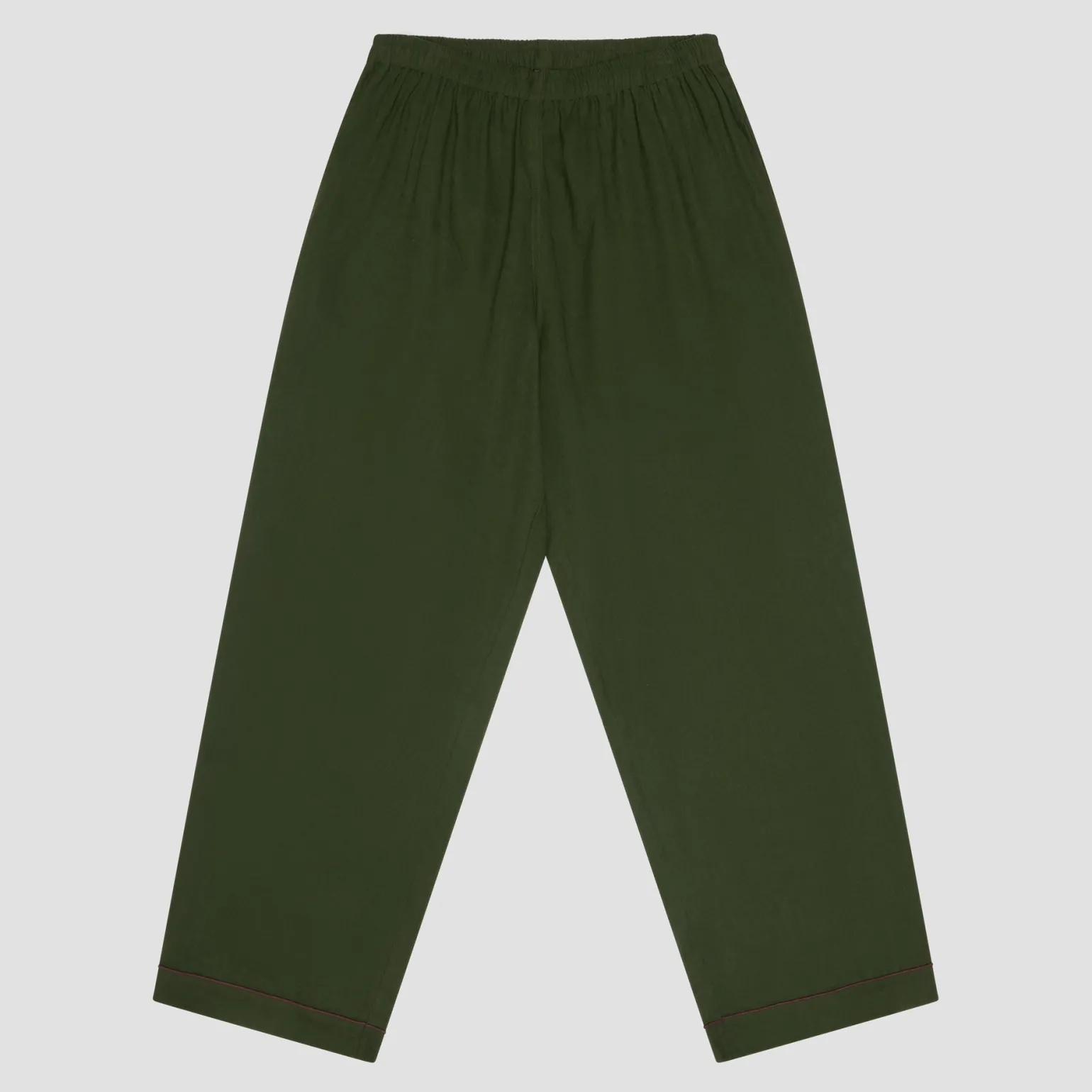Men's Fern Green Linen Pajama Pants