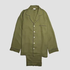 Men's Moss Linen Pajama Set