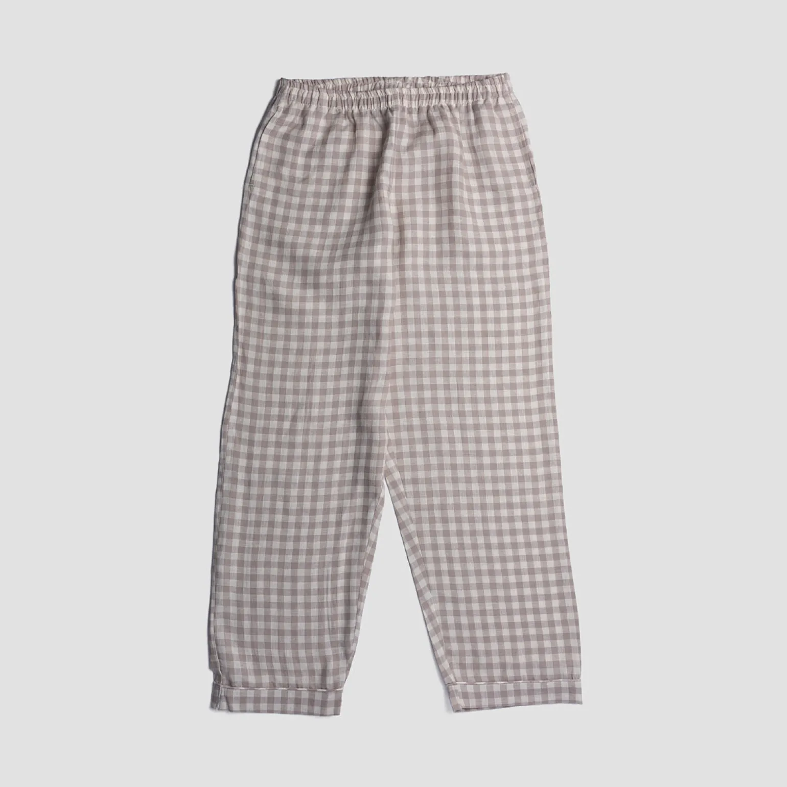 Men's Mushroom Gingham Pajama Pants