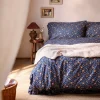 Midnight Cottage Floral Cotton Pillowcases