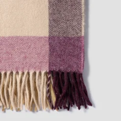 Moorland Border Wool Blanket