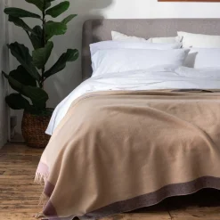 Moorland Border Wool Blanket