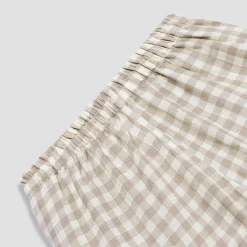 Mushroom Gingham Pajama Shorts