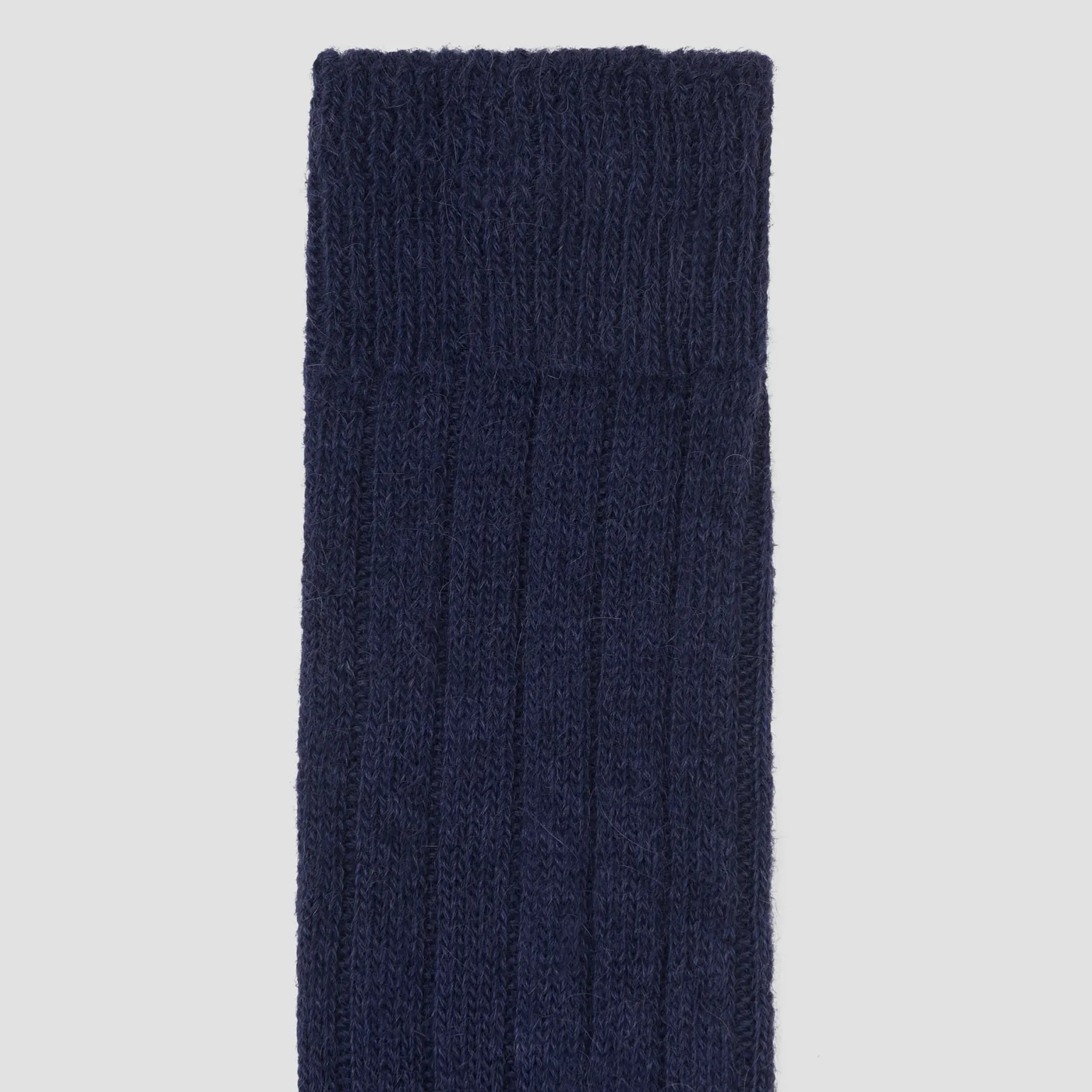 Navy Alpaca Socks