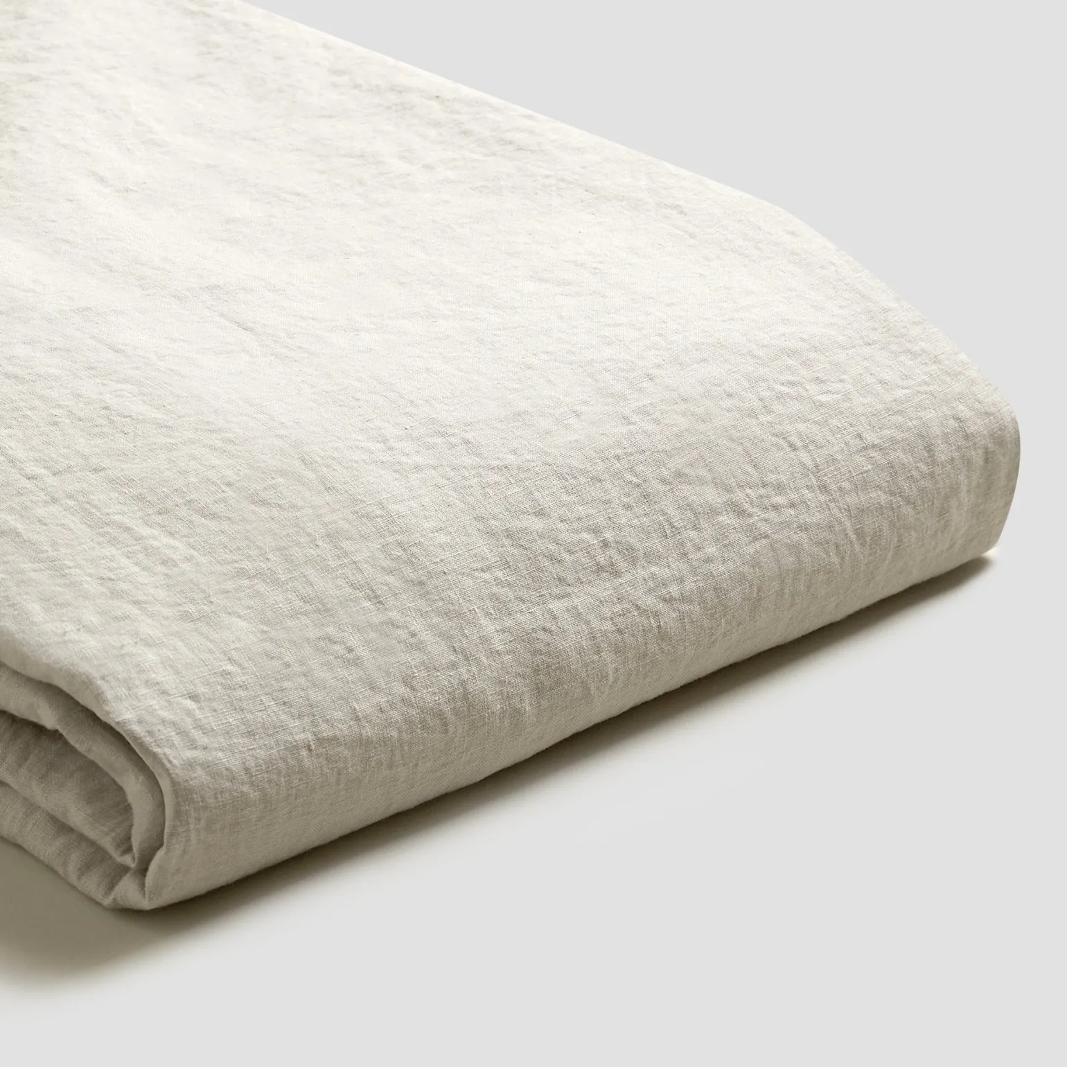 Oatmeal 100% Linen Duvet Cover