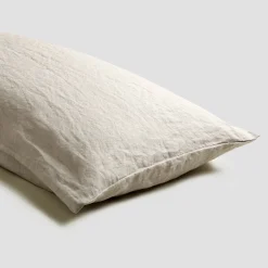 Oatmeal 100% Linen Pillowcases (Pair)