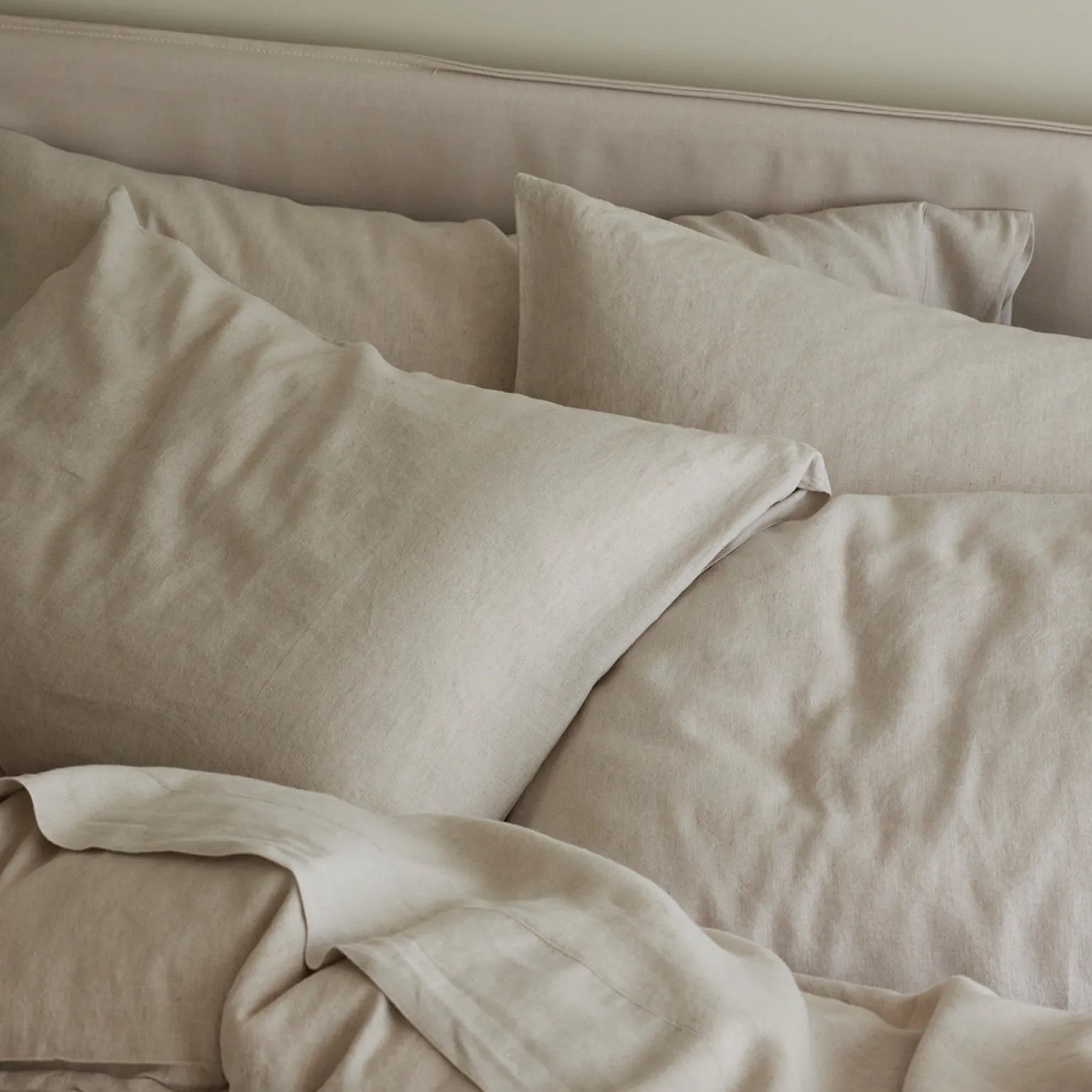 Oatmeal Linen Blend Pillowcase (Pair)