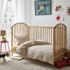 Ochre Seersucker Kids Stripe Cotton Bedding Set